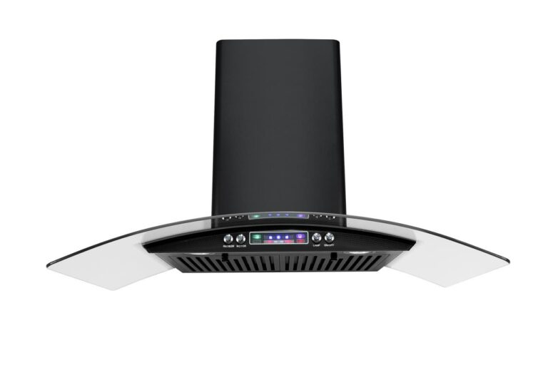 Máy hút mùi kính cong FUGER FG – 785N Với thiết kế mặt kính cong sang trọng cùng lực hút mạnh mẽ và động cơ siêu êm