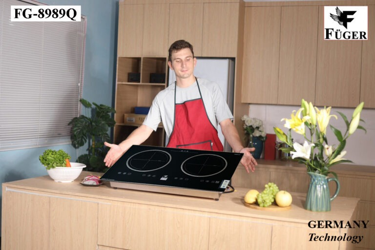 Bếp từ đôi FUGER FG-8989Q giúp công việc nội trợ trở nên nhanh chóng, an toàn và tiết kiệm điện năng vượt trội.