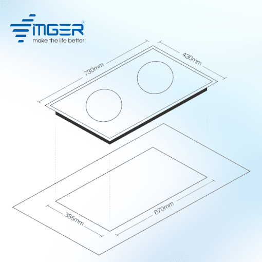 BẾP TỪ ĐÔI VINGER VG-236 IM