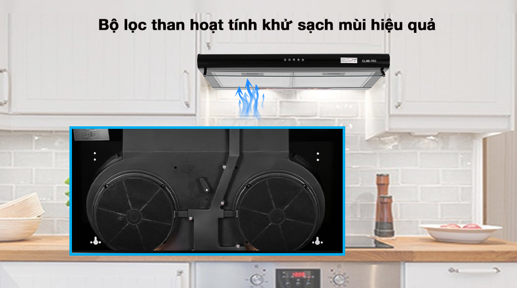 Máy hút mùi Pramie CL9B-700