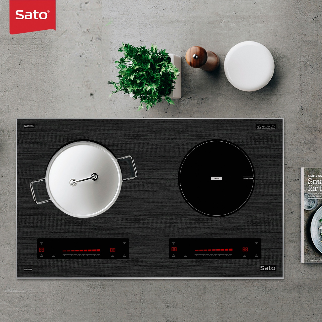 Bếp điện từ Sato IH568Plus (B)