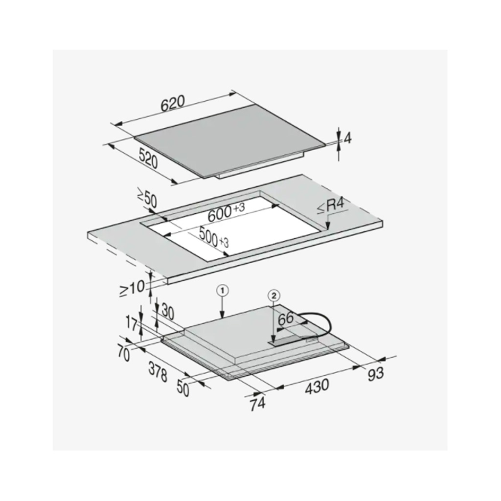 Bếp từ MIELE KM 7564 FR