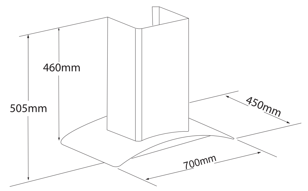 Máy hút mùi Kohn MODEL KB5
