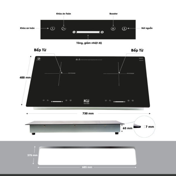 Bếp điện từ KU TRI 271