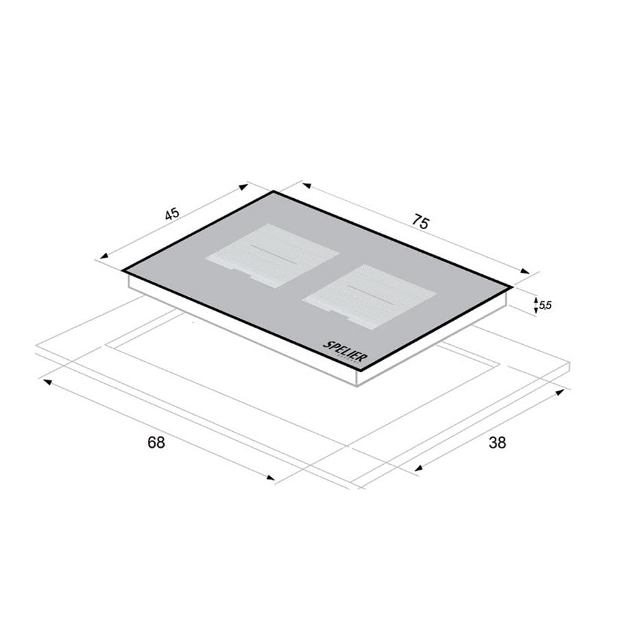 Bếp từ Spelier SPE IC 1088 EG
