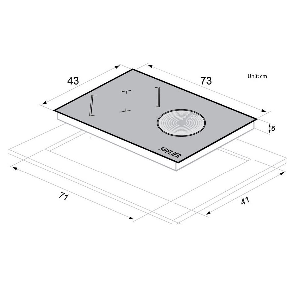 Bếp điện từ Spelier SPE IC 938 FE