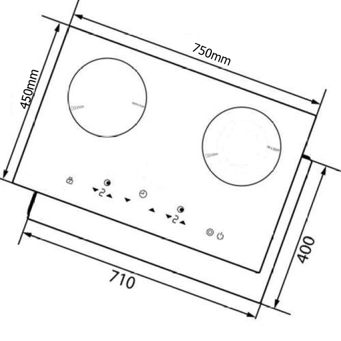 Bếp từ đôi Latino LT-818S