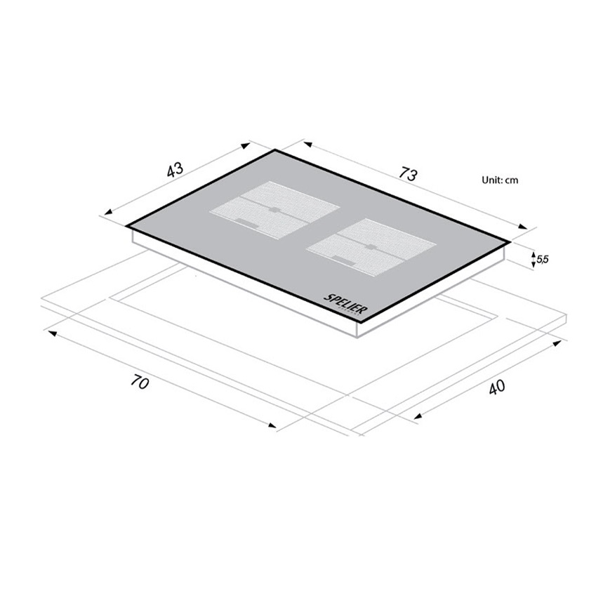 Bếp từ Spelier SPM-828I Plus