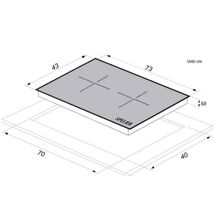 Bếp từ Spelier SPM-728I Plus