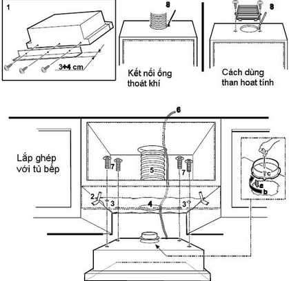 Máy hút mùi Kaff KF-8730B
