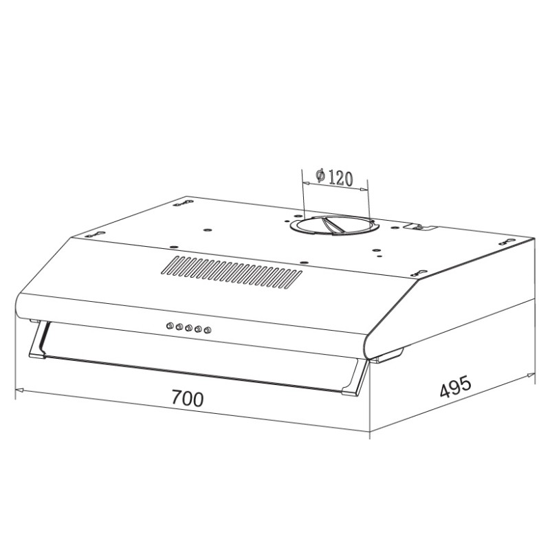Máy hút mùi Kaff KF-738I