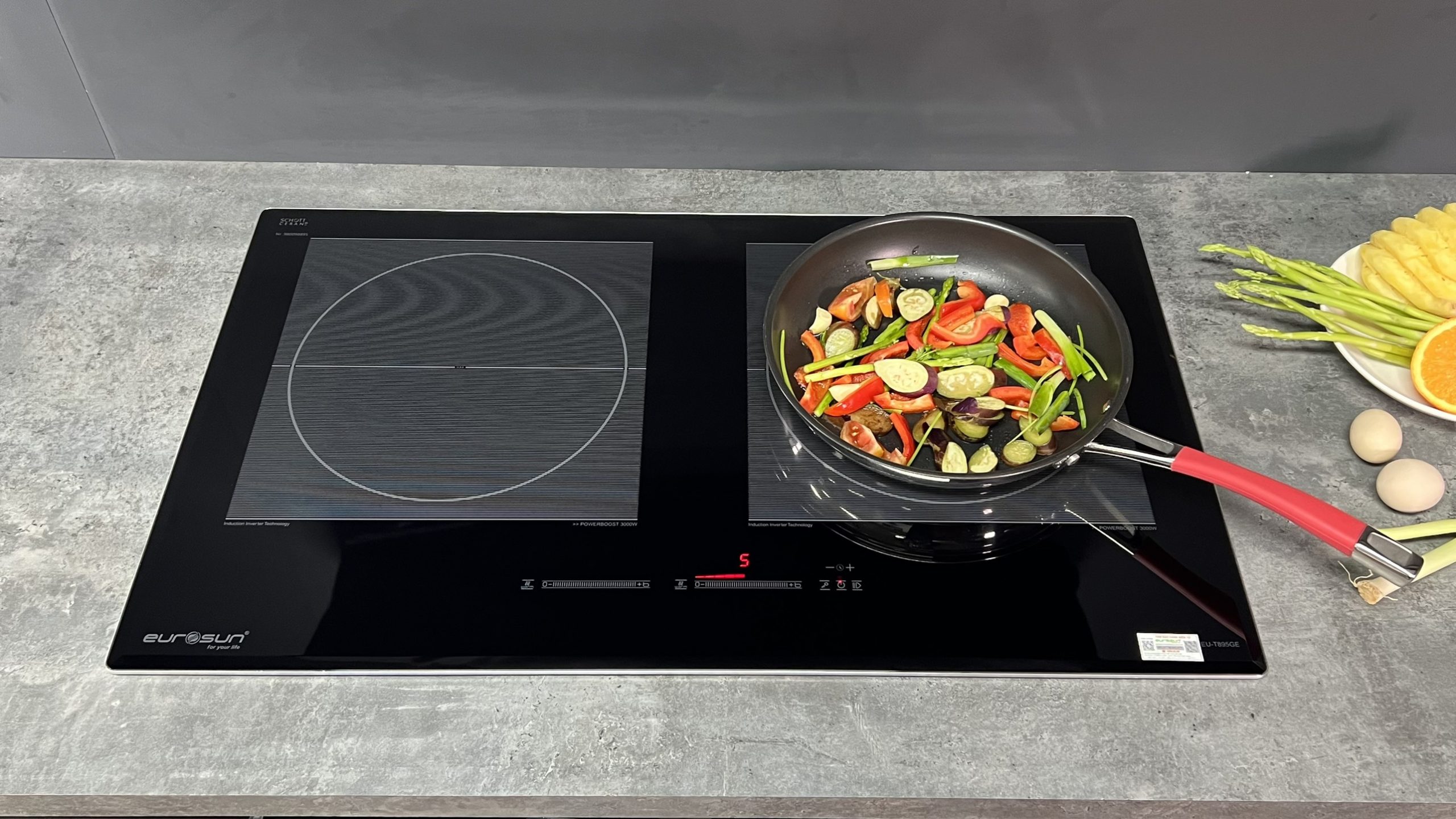 Bếp từ đôi Eurosun EU-T895GE
