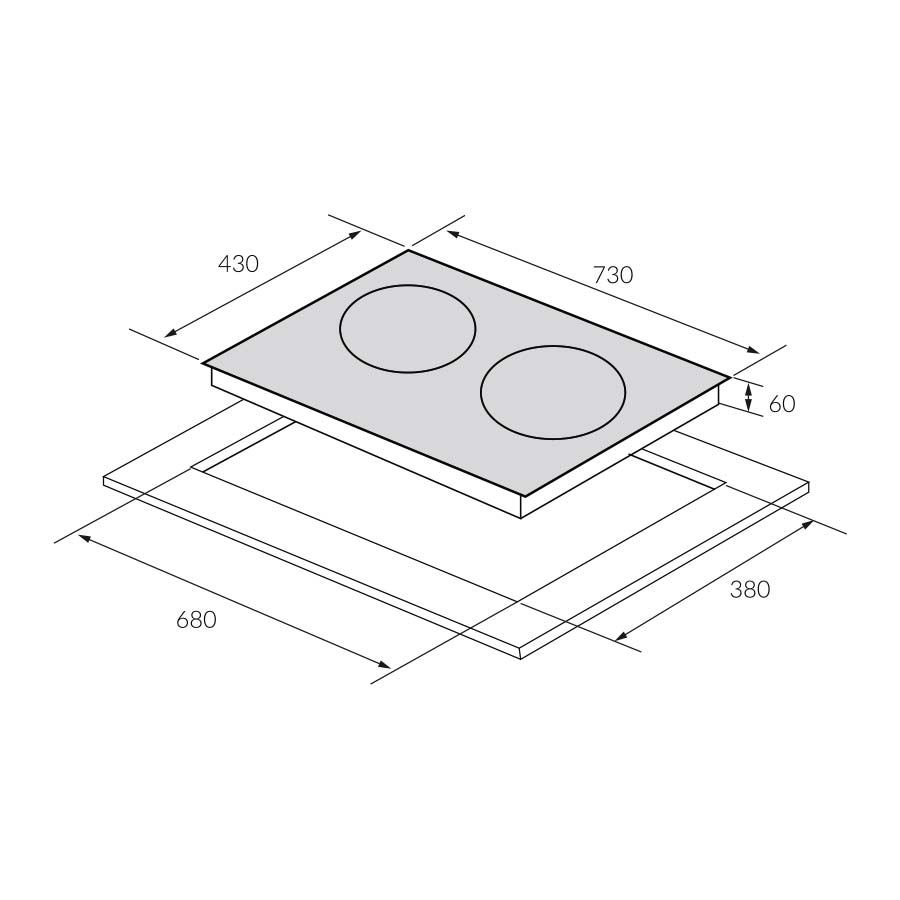 Bếp từ đôi Eurosun EU-T710Pro
