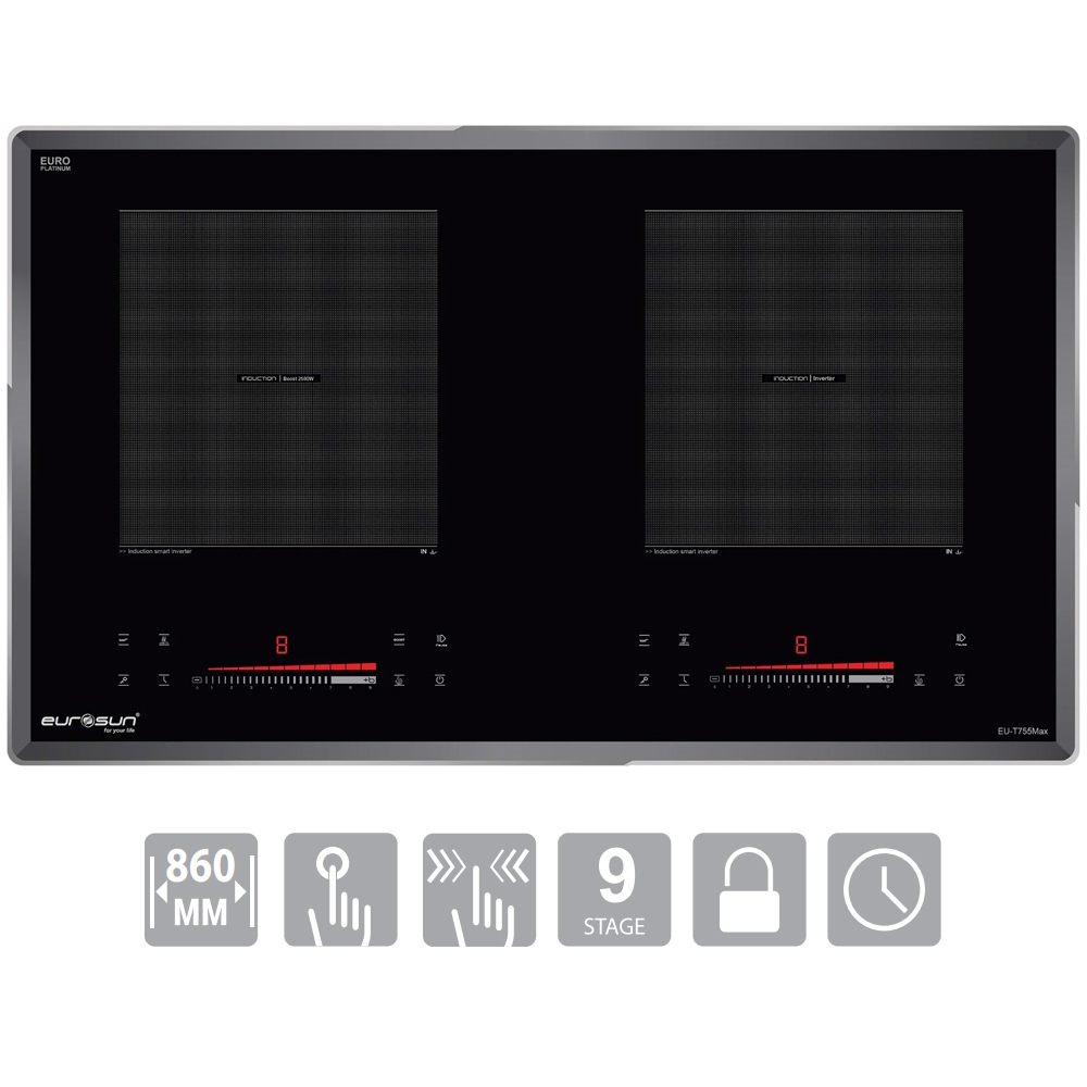 Bếp từ đôi Eurosun EU-T755Max
