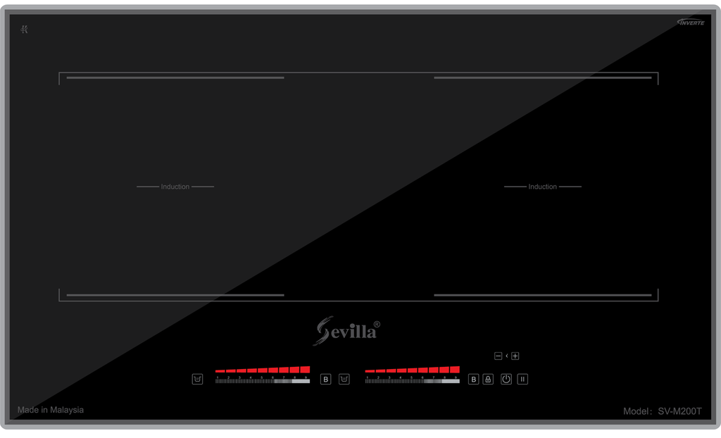 Bếp từ đôi Sevilla SV-M200T Made in Malaysia