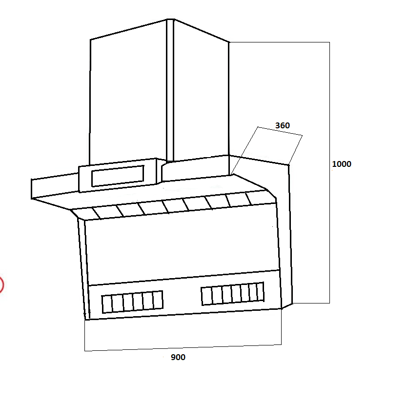 Máy hút mùi Forci HM 1088A