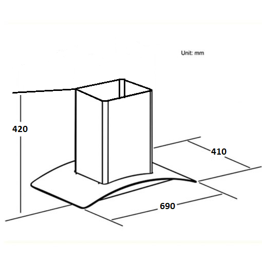 Máy hút mùi  Forci HM08
