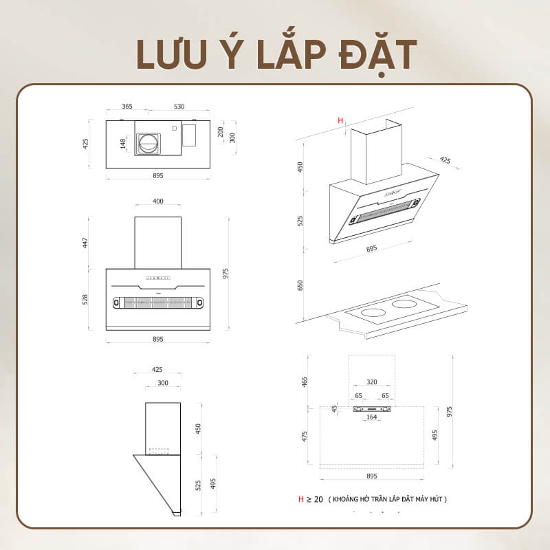 Máy hút mùi Enic MH39