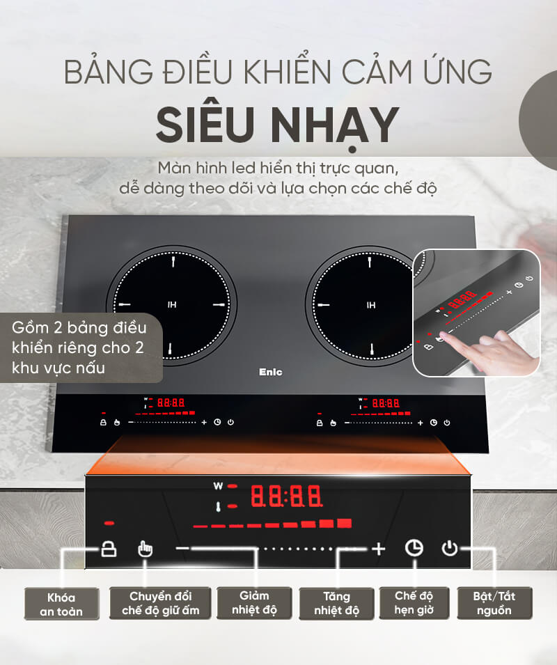 Bếp từ Enic CT02