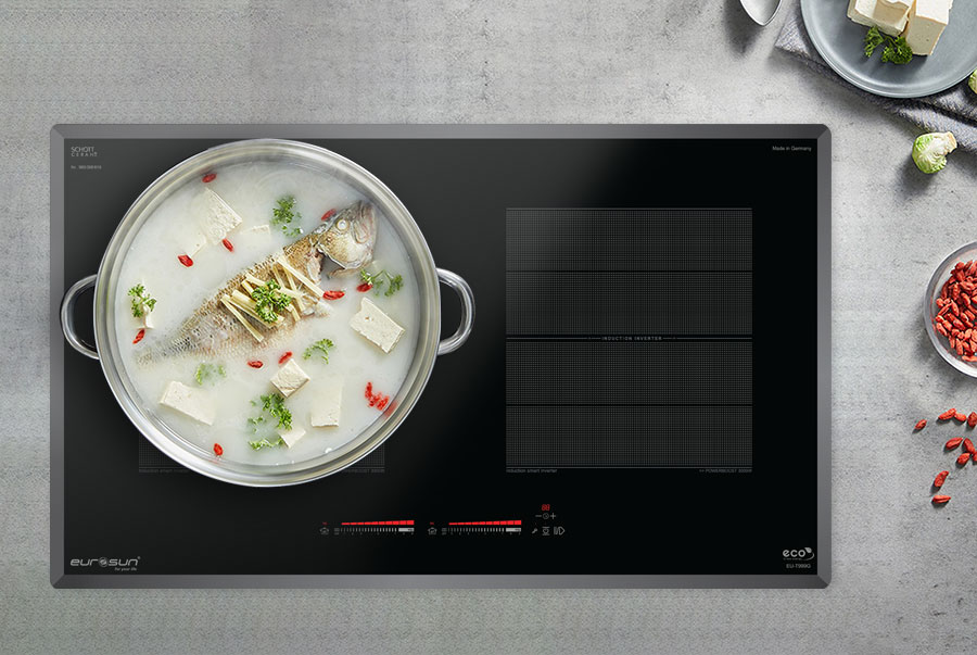 Bếp từ Eurosun EU-T999G là mẫu bếp từ hội tụ công nghệ tiên tiến