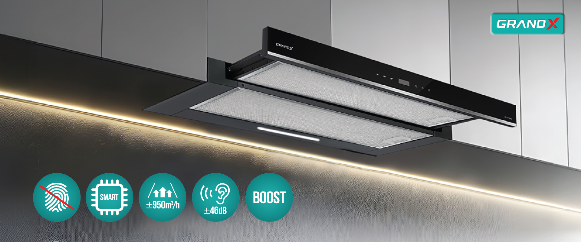 Máy hút mùi Grandx GX H70F56B