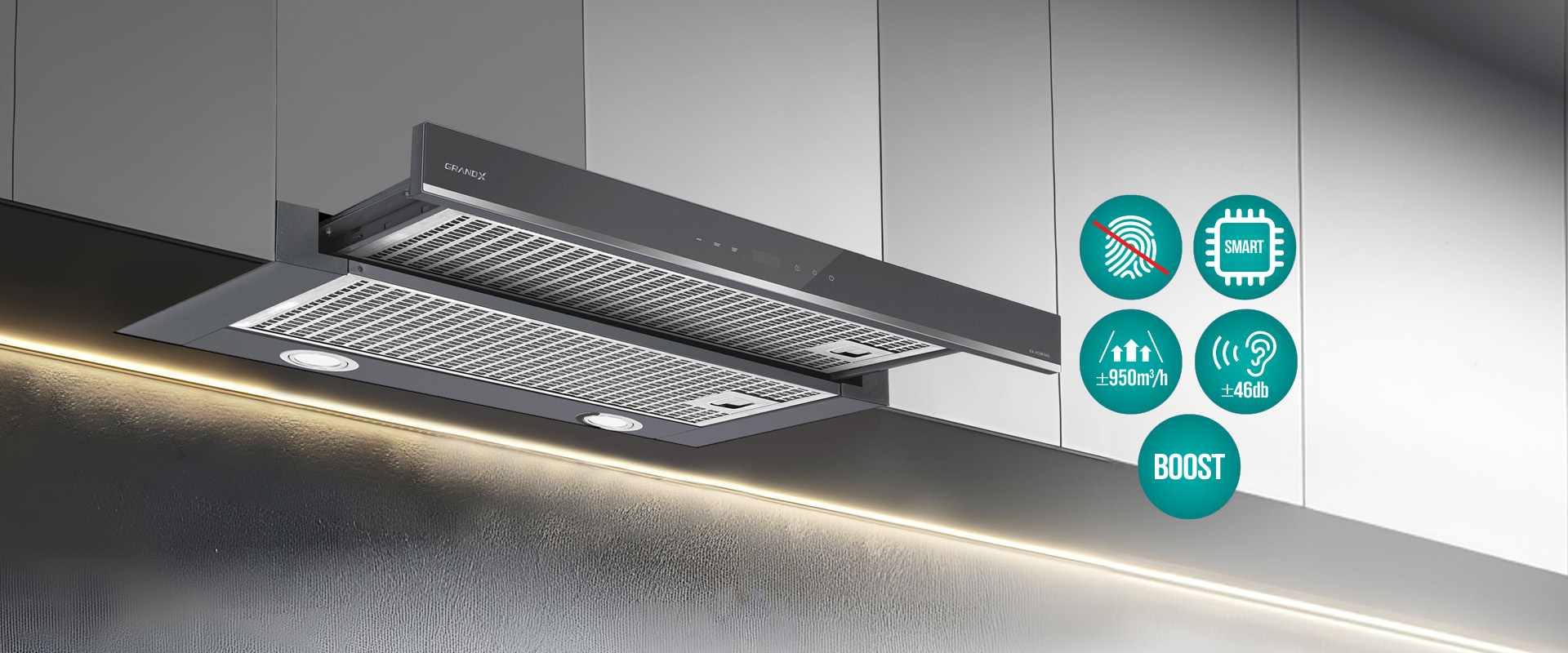 Máy hút mùi Grandx GX H70F58G