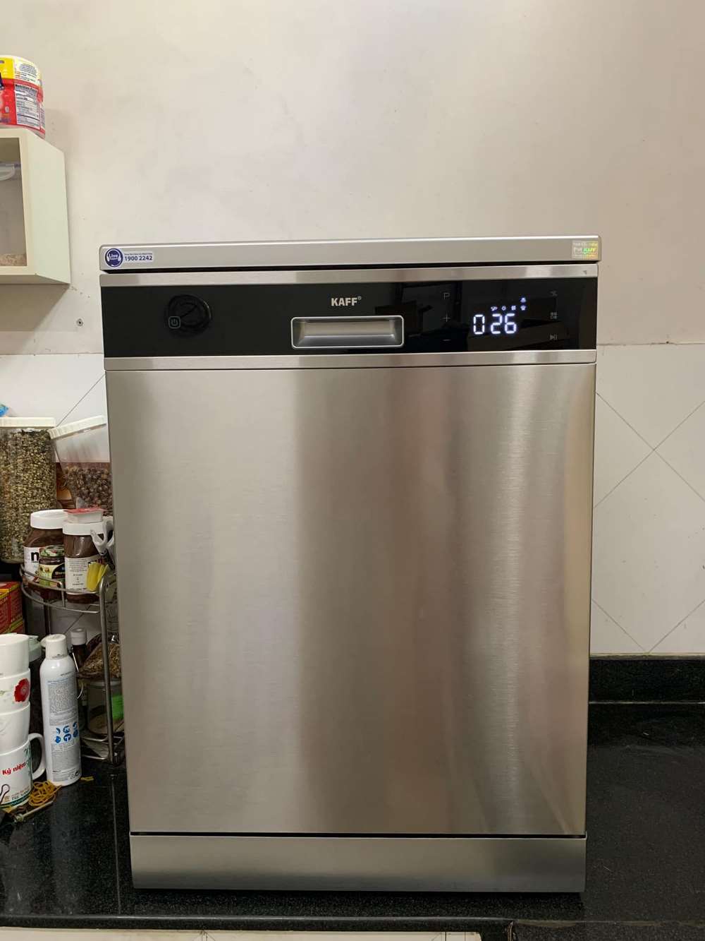 Máy rửa chén Kaff KF-S906TFT ra đời như một giải pháp tiện ích và thông minh