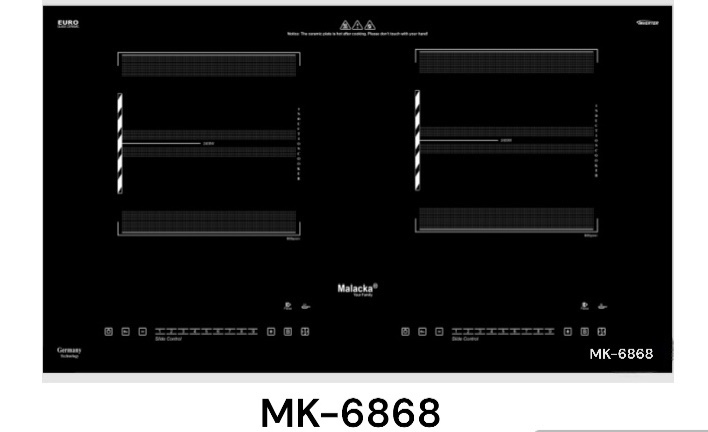 Bếp từ đôi Malacka MK-6868