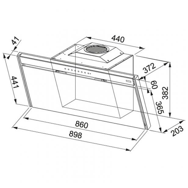 Máy hút mùi Franke FS VT 906 W XS CH