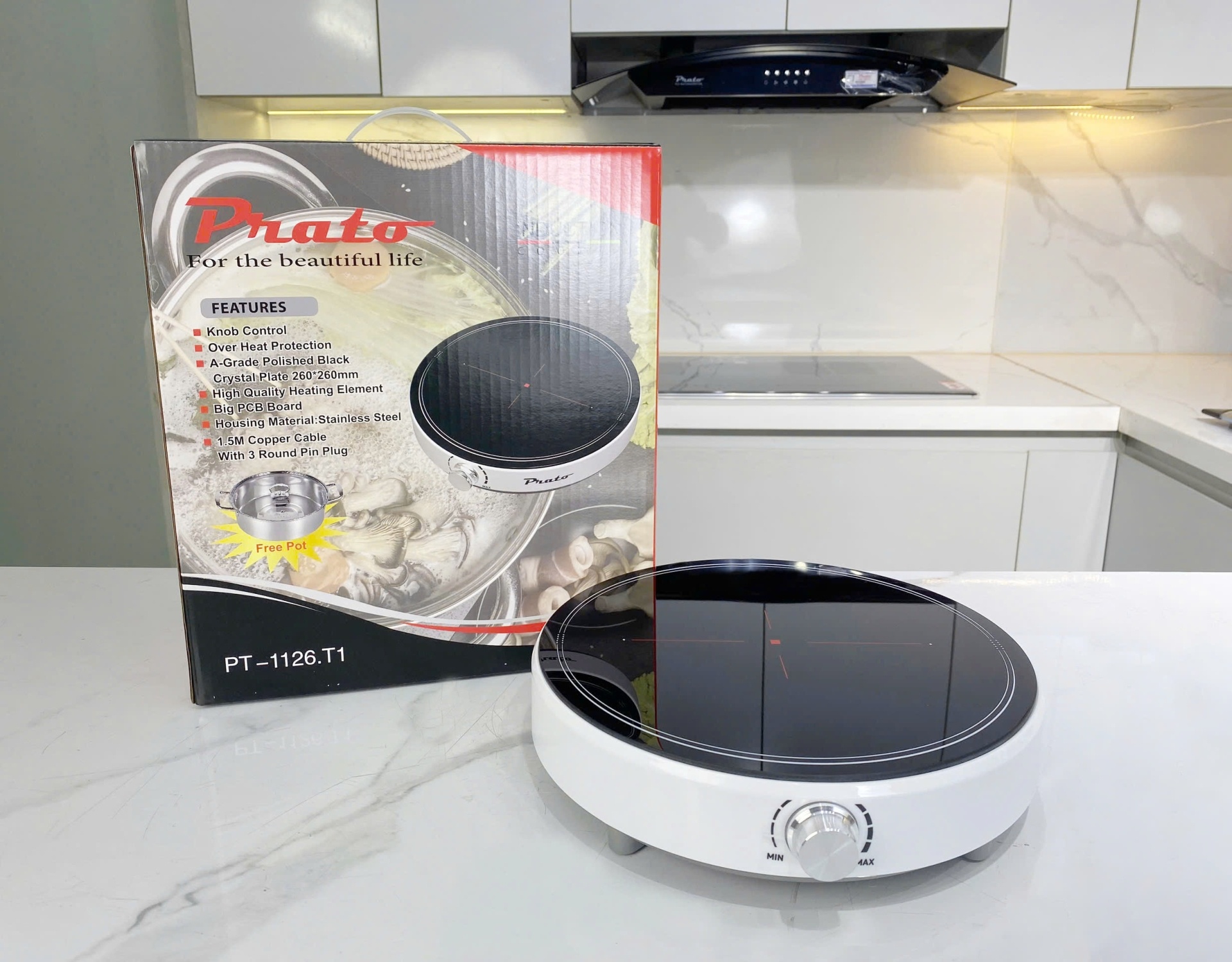 Bếp từ đơn Prato PT-1126.T1