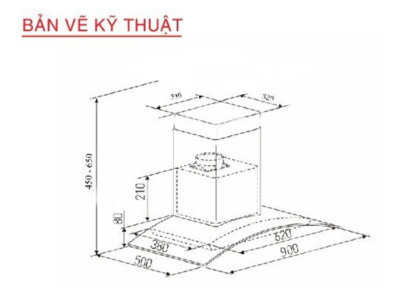 Máy hút mùi Prato PT-332.H3