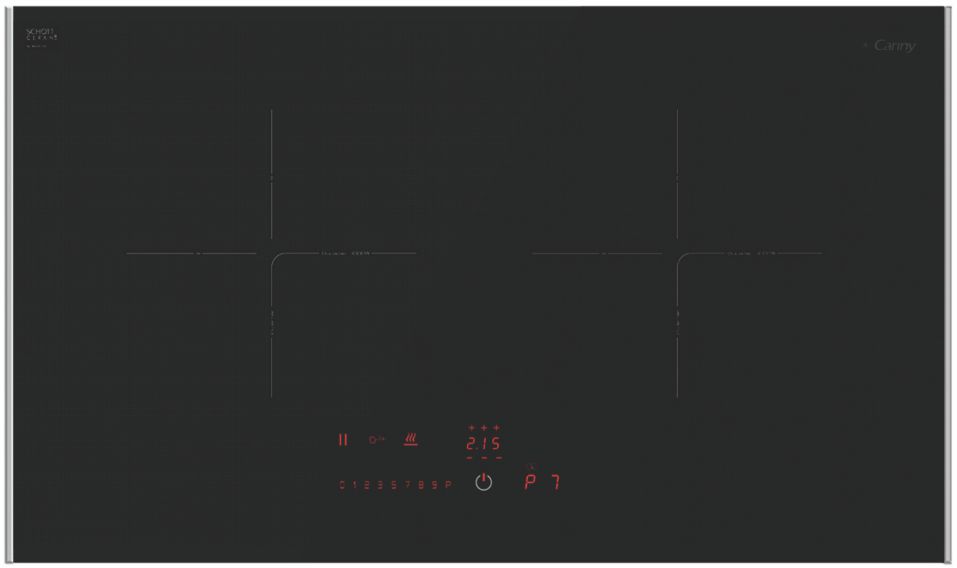 Bếp từ 2 vùng nấu  CARINY C2AI-7645SLIM Thiết Kế Mỏng Nhẹ