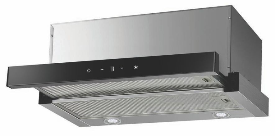 Hút mùi âm tủ kích thước 700mm Cariny CAW-7021/SB