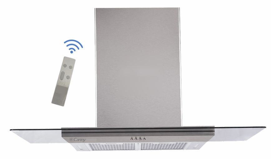 Hút mùi đảo kính thẳng kích thước 900MM Cariny CAWI-9009RGS