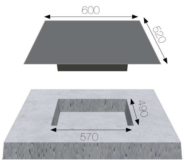 Bếp 3 từ Kaff KF-SQ5463I FABIO