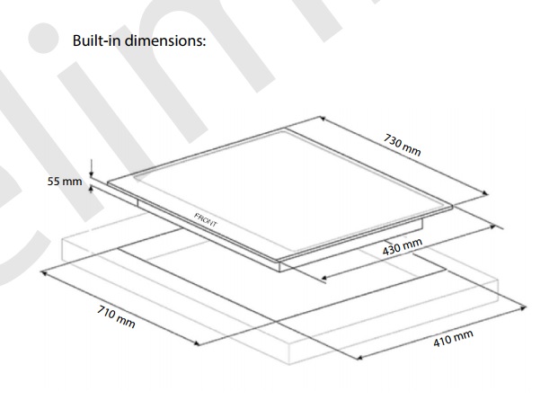 Bếp điện từ đôi Gertech GT-866D