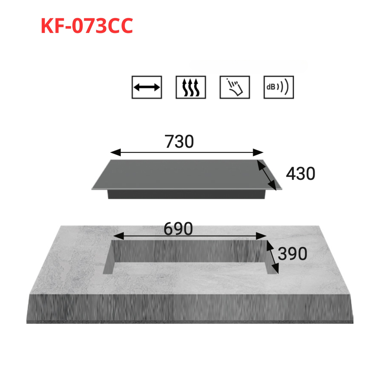 Bếp hồng ngoại KAFF KF-073CC