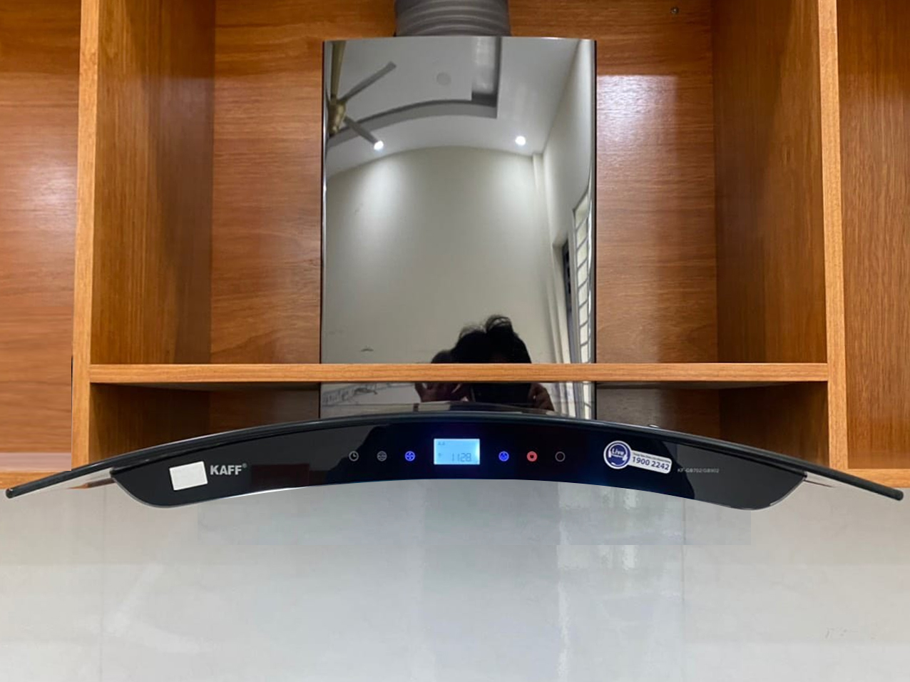 Máy hút mùi kính cong KAFF KF-GB702