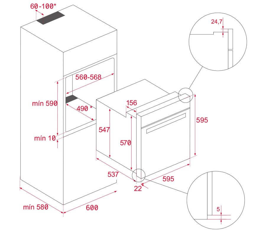Lò nướng TEKA HCB 6545 SS