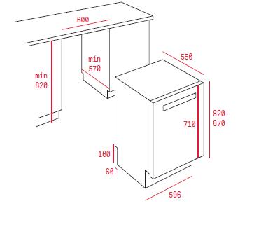 Máy rửa bát Teka DW8 55 FI