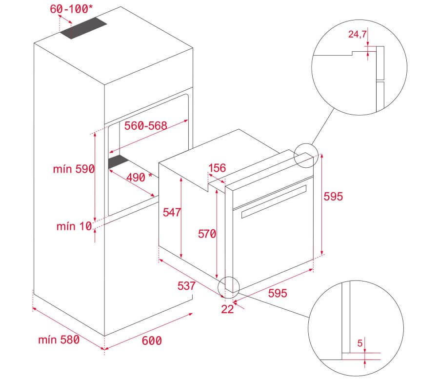 Lò nướng TEKA HCB 6525 SS