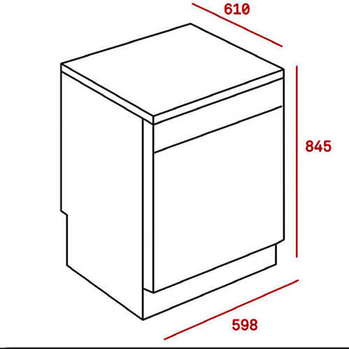 Máy rửa bát Teka LP9 850