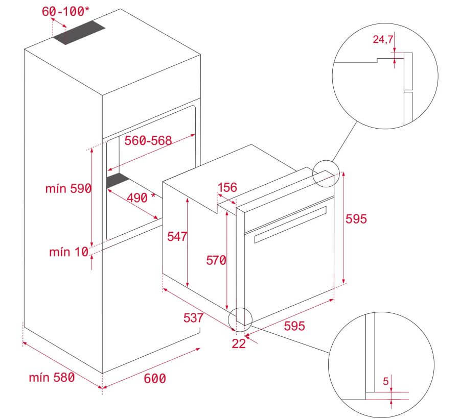 Lò nướng Teka Maestro Pizza HLB 8510 P